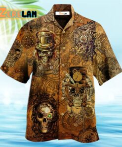 Skull Vintage Cool Hawaiian Shirt