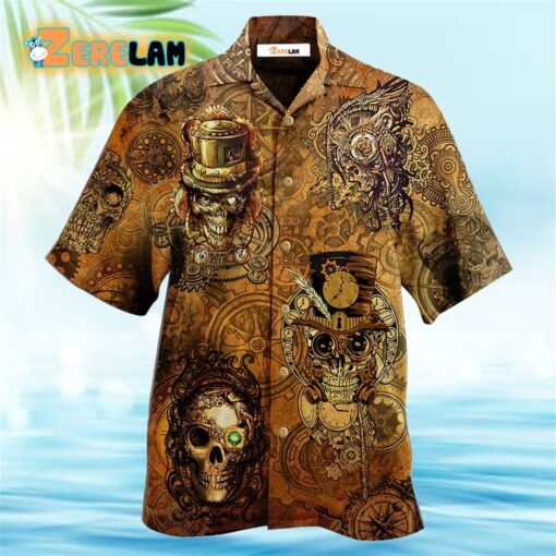 Skull Vintage Cool Hawaiian Shirt