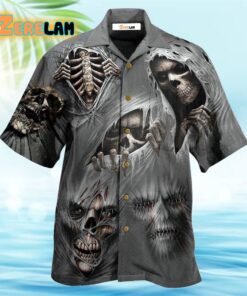 Skull What Scares You Excites Me Hawaiian Shirt