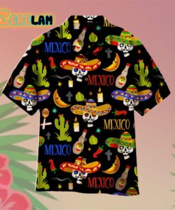 Skulls Cactus Mexican Symbols Cinco De Mayo Hawaiian Shirt