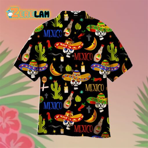 Skulls Cactus Mexican Symbols Cinco De Mayo Hawaiian Shirt