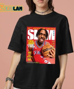 Slam 248 Tyrese Maxey Catch Me If You Can Shirt 7 1
