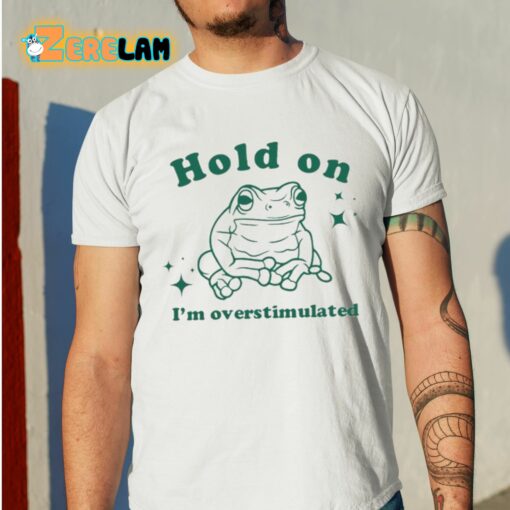 Slippywild Hold On I’m Overstimulated Shirt