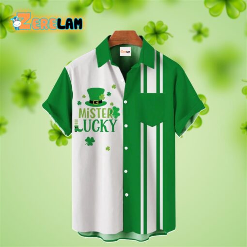 St Patrick’s Day Mister Lucky Hawaiian Shirt