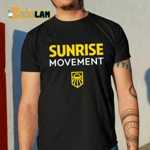 Sunrise Movement Good Job Livable Future Green New Deal Shirt