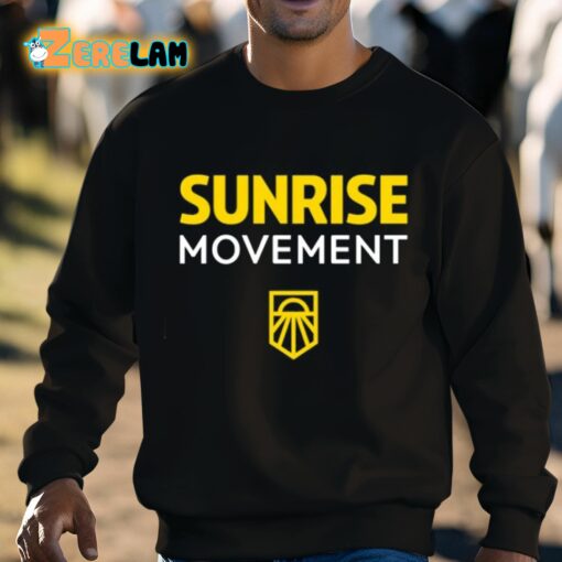 Sunrise Movement Good Job Livable Future Green New Deal Shirt