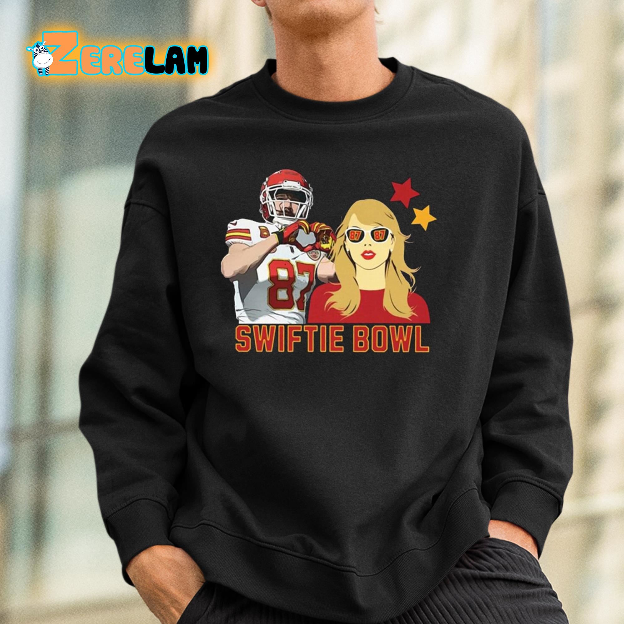 Swiftie Bowl Travis Kelce Super Bowl Chiefs Inspired Tayvis Sb Lviii Shirt  - Zerelam