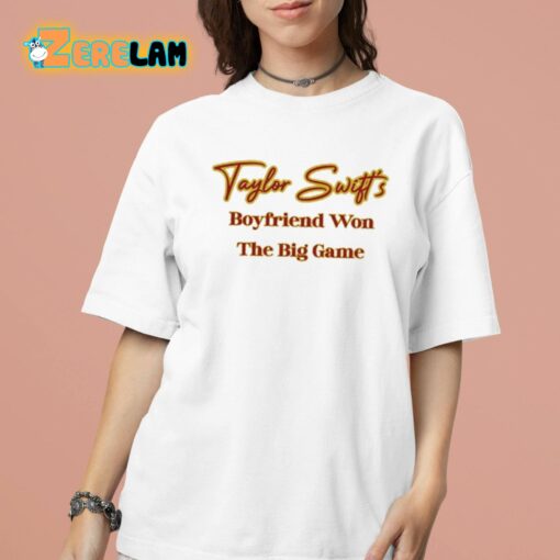Taylor’s Boyfriend Won The Big Game Shirt