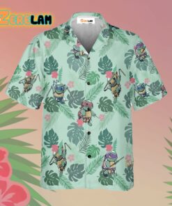 Teenage Mutant Ninja Squirtle Hawaiian Shirt