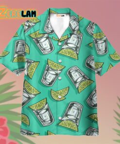 Tequila Party Green Hawaiian Shirt