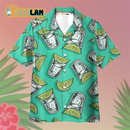 Tequila Party Green Hawaiian Shirt