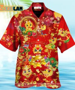 Tet Holiday Year Of Dragon Happy Lunar New Year Hawaiian Shirt