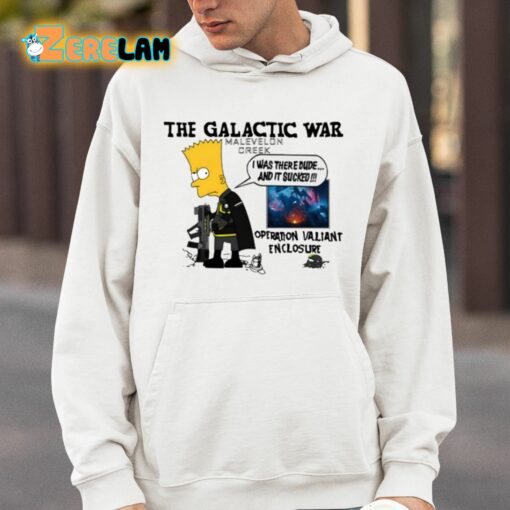 The Galactic War Malevelon Greek I Was There Dude And It Sucked Operation Valiant Enclosure Shirt