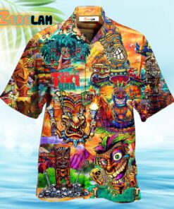 Tiki May The Aloha Spirits Follow You Home Hawaiian Shirt
