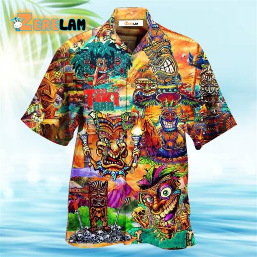 Tiki May The Aloha Spirits Follow You Home Hawaiian Shirt