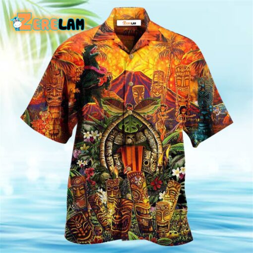 Tiki Wakaka Aloha Funny Hawaiian Shirt