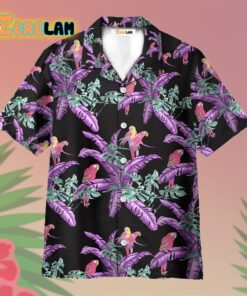 Tom Selleck Magnum Pi Jungle Bird Black Costume Cosplay Hawaii Shirt
