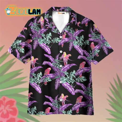 Tom Selleck Magnum Pi Jungle Bird Black Costume Cosplay Hawaii Shirt