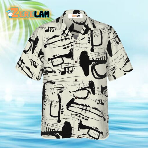 Trumpet Is Cool Hawaiian Shirt
