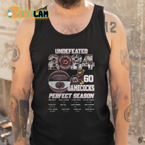 Undefeated 2024 South Carolina Gamecocks Perfect Season Shirt