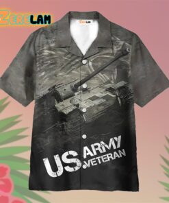 Us Army Veteran Tank Hawaiian Shirt
