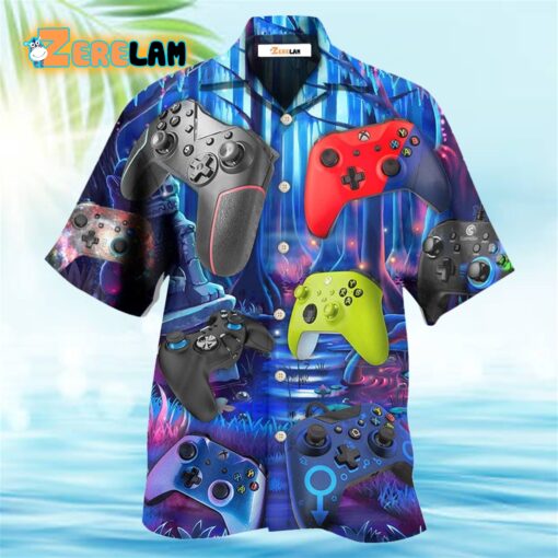 Video Games Style Play It Everyday Hawaiian Shirt