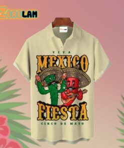 Viva Mexico Fiesta Happy Cinco De Mayo Hawaiian Shirt