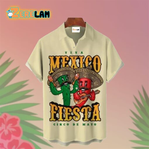 Viva Mexico Fiesta Happy Cinco De Mayo Hawaiian Shirt