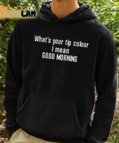 Whats Your Tip Colour I Mean Good Morning Shirt 2 1