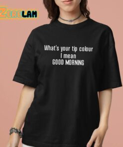 Whats Your Tip Colour I Mean Good Morning Shirt 7 1