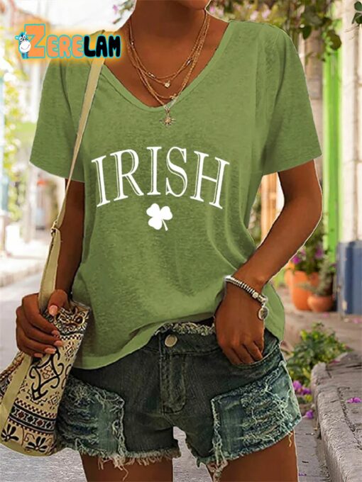Women’s Irish Shamrock Shirt