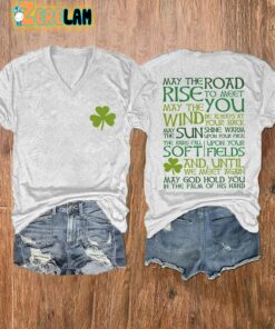 Women’s St. Patrick’s Day May The Road Rise To Meet You Shirt