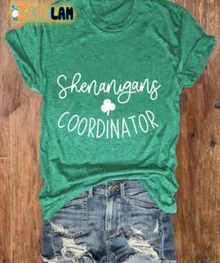 Women’s St Patrick’s Day Shenanigans Coordinato Shirt