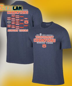 2024 Auburn Basketball Champs Conference Tournament Champions Shirt