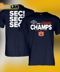 2024 Auburn Basketball Sec Champs Men’s Basketball Shirt