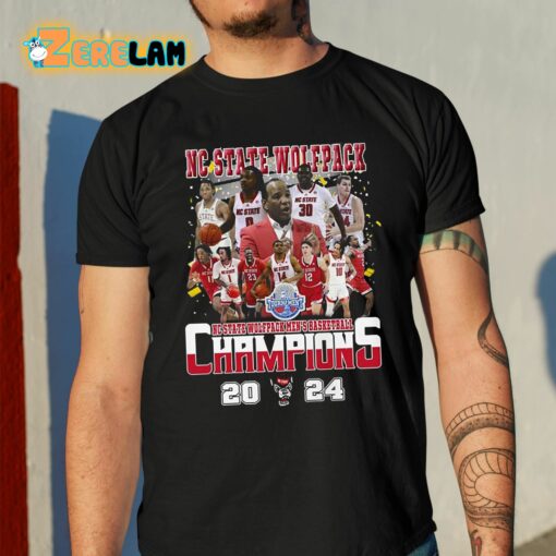 2024 Wolfpack Mens Basketball Champions Shirt