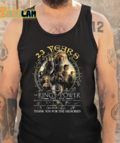 23 Years The Lord Of The Rings Rings Of Power 2001 2024 Thank You For The Memories Shirt 6 1