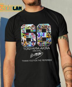 68 Toriyama Akira 1955 2024 Thank You For The Memories Shirt 10 1