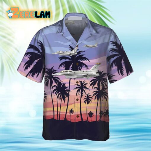 Aircraft On Sunset Hawaiian Shirt