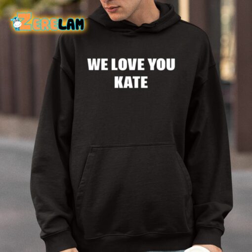 Alexander Mcqueen We Love You Kate Shirt