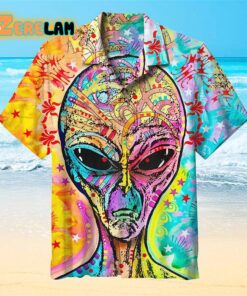 Alien Painting Hawaiian Shirt