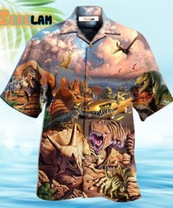 All Dinosaurs Go To Heaven Hawaiian Shirt