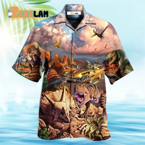 All Dinosaurs Go To Heaven Hawaiian Shirt
