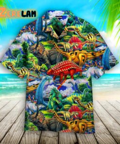 Aloha Dinosaur Hawaiian Shirt