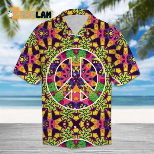 Amazing Hippie Jungle Cats Hawaiian Shirt