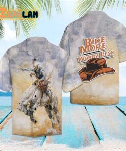 Amazing Rodeo Ride More Worry Less Hawaiian Shirt