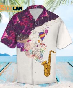 Amazing Love Saxophone Hawaiian Shirt