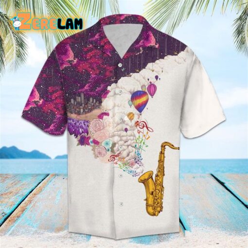 Amazing Love Saxophone Hawaiian Shirt