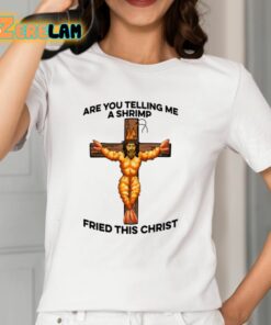 Are You Telling Me A Shrimp Fried This Christ Shirt 12 1