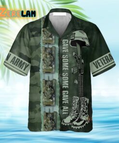 Army Tank All Gave Some Some Gave All Hawaiian Shirt